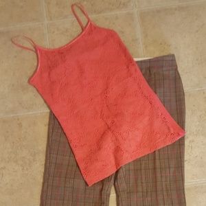 Orange Lacy Tank (**Rue 21**)